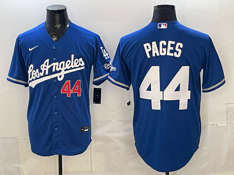 Men Los Angeles Dodgers #44 Pages blue Game 2026 Nike MLB Jersey 4014002->->MLB Jersey